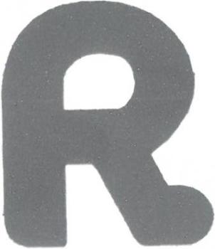Bügelapplikation Reflex Buchstabe R  30x34mm